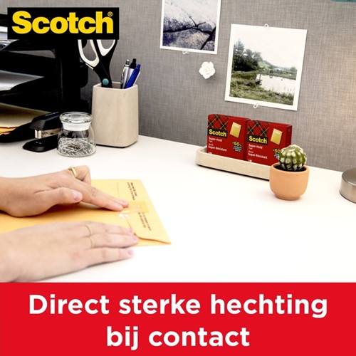 Plakband Scotch 700 Super Hold 19mmx25.4m transparant-1