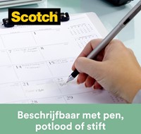 Plakbandhouder Scotch C38 recycled zwart + 3rol magic tape 900 19mmx33m-3