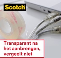 Plakband Scotch Crystal 600 19mmx33m transparant 7+1 gratis-3