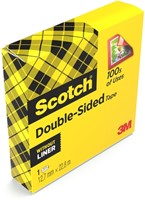Plakband Scotch 665 12mmx22.8m dubbelzijdig-2