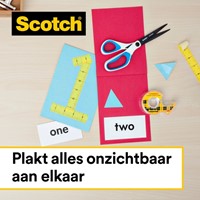 Plakband Scotch 665 12mmx22.8m dubbelzijdig-3