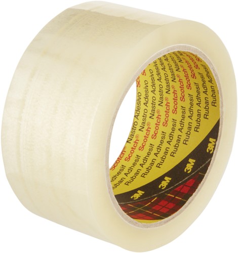 Verpakkingstape Scotch 371 50mmx66m transparant PP 6 rollen