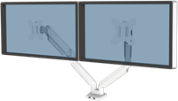 Monitorarm Fellowes Platinum Series dubbel horizontaal wit