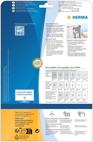 Etiket HERMA 4223 96x50.8mm folie zilver 250 stuks-2