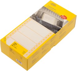 Etiket Avery 5101 88.9x23mm 1-baans wit 6000 stuks