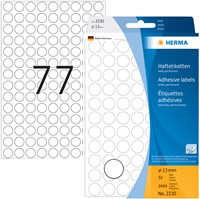 Etiket HERMA 2230 rond 13mm wit 2464 stuks-2