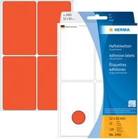 Etiket HERMA 2492 52x82mm rood 128 stuks-2
