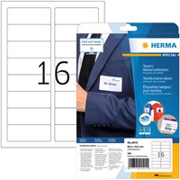 Naambadge etiket HERMA 4515 88.9x33.8mm wit 320 stuks