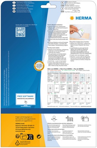 Naambadge etiket HERMA 4515 88.9x33.8mm wit 320 stuks-2
