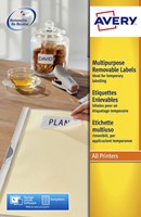 Etiket Avery L4737REV-25 63.5x29.6mm wit 675 stuks