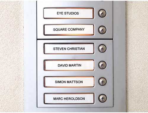 Labeltape Dymo LabelManager D1 polyester 12mm zwart op wit 10 stuks-2