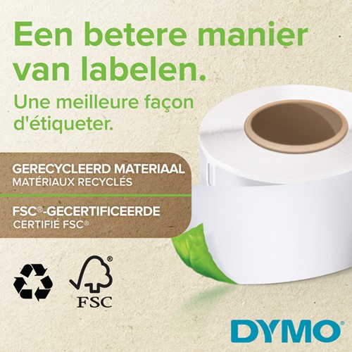 Etiket Dymo LabelWriter multifunctioneel 32x57mm 1 rol á 1000 stuks wit-3