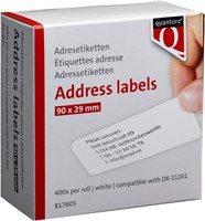 Labeletiket Quantore DK-11201 29x90mm adres wit 400 stuks-3