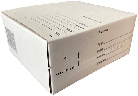 Postpakketbox IEZZY 1 146x131x56mm