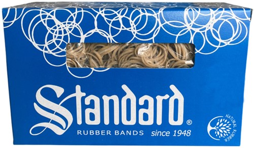 Elastiek Standard Rubber Bands 18 80x1.5mm 500gr 1660 stuks bruin-2