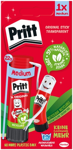 Lijmstift Pritt Stick Original 22gr op blister