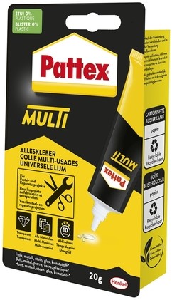 Alleslijm Pattex Multi tube 20 gram op blister-2