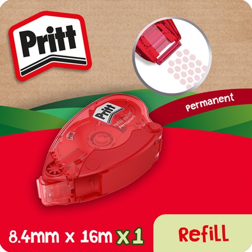 Lijmroller Pritt Compact permanent 10m op blister-1