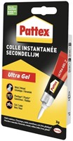 Secondelijm Pattex Ultra GEL tube 3 gram op blister-2