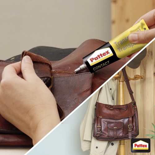 Contactlijm Pattex tube 50 gram op blister transparant-2