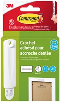 Haak Command kunststof tbv schilderijen incl bevestigingsstrip