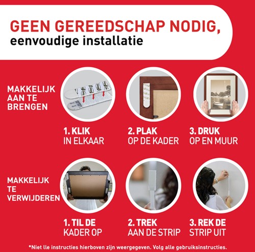 Bevestigingsstrip Command middelgroot klik vast  5,4kg zwart-3