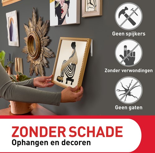 Bevestigingsstrip Command klik vast klein 1,8kg wit-4