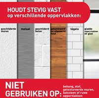 Bevestigingsstrip Command klik vast smal 5,4kg wit-5