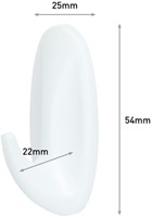 Haak Command design incl bevestigingsstrip-2