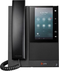 HP Poly CCX 505 Business Media Phone met ondersteuning voor Open SIP en PoE