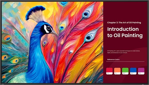 BenQ SH6504 Digitale signage flatscreen 165,1 cm (65") LCD 800 cd/m² 4K Ultra HD Zwart Type processor Android 24/7