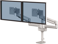 Monitorarm Fellowes Tallo Modular 2FMS dubbel zilver