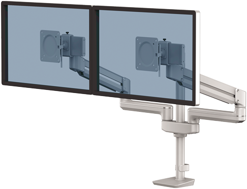 Monitorarm Fellowes Tallo Modular 2FMS dubbel zilver