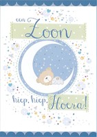 Wenskaart Paperclip navulset geboorte zoon 6 kaarten-2