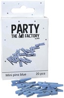 Knijpers Haza mini blauw zak à 20 stuks-2