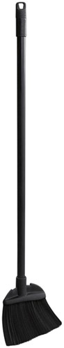 Handveger Rubbermaid Executive Lobby Broom met lange steel zwart