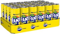 Frisdrank Fanta lemon zero blik 330ml-2
