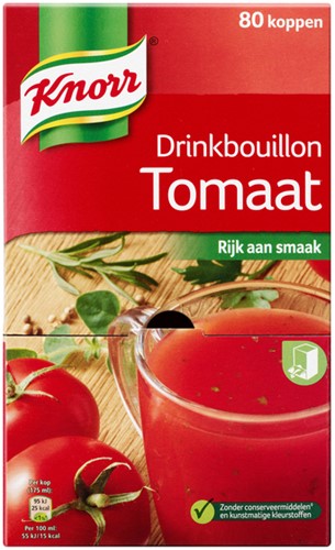 Drinkbouillon Knorr tomaat 80 stuks