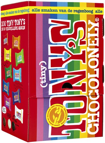 Chocolade Tony's Chocolonely tiny mix doos 100 st-2