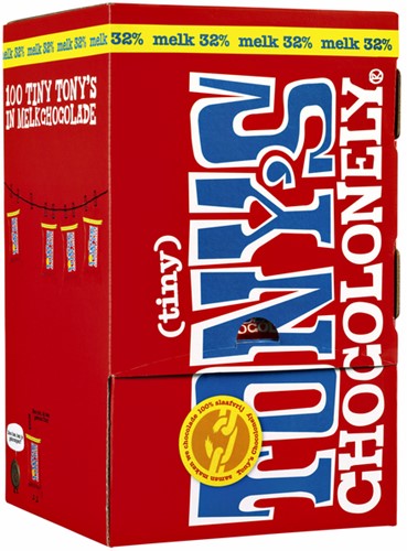 Chocolade Tony's Chocolonely tiny melk doos 100 st-3