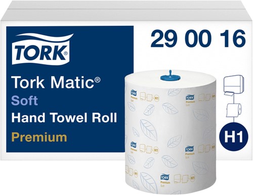 Handdoekrol Tork Matic H1 premium 100m 2 laags wit 290016 (OUTLET op=op)