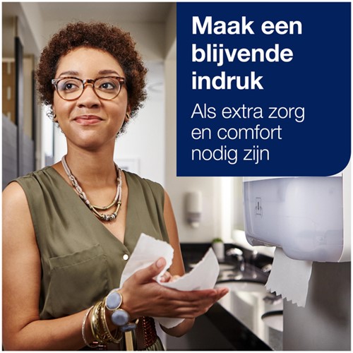 Handdoekrol Tork Matic H1 premium 100m 2 laags wit 290016 (OUTLET op=op)-2
