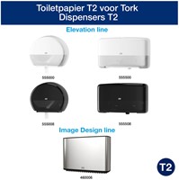 Toiletpapier Tork T2 Advanced jumbo klein 2-laags 170m wit 120280-2