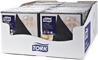 Dinerservet Tork Linstyle Premium 1/4 vouw 1-laags 390x390mm 50 vel zwart 478726-3