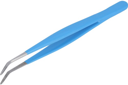 Knutselpincet Westcott 15.5cm soft grip blauw-3