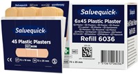 Pleisters Salvequick navulling plastic 6x 45 stuks-2