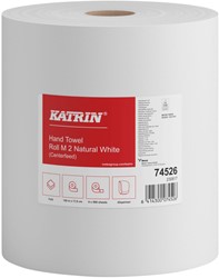Poetspapier Katrin medium 2-laags 500 vel wit 74526