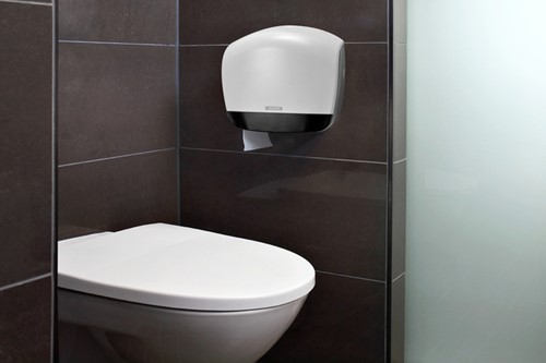 Toiletpapierdispenser Katrin Gigant L jumbo groot wit 90083