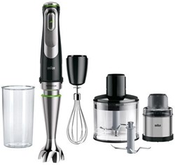 Braun MultiQuick 9 MQ9138XI blender 0,6 l Staafmixer 1200 W Zwart, Roestvrijstaal