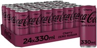 Frisdrank Coca Cola Zero Cherry blikje 0.33l-2